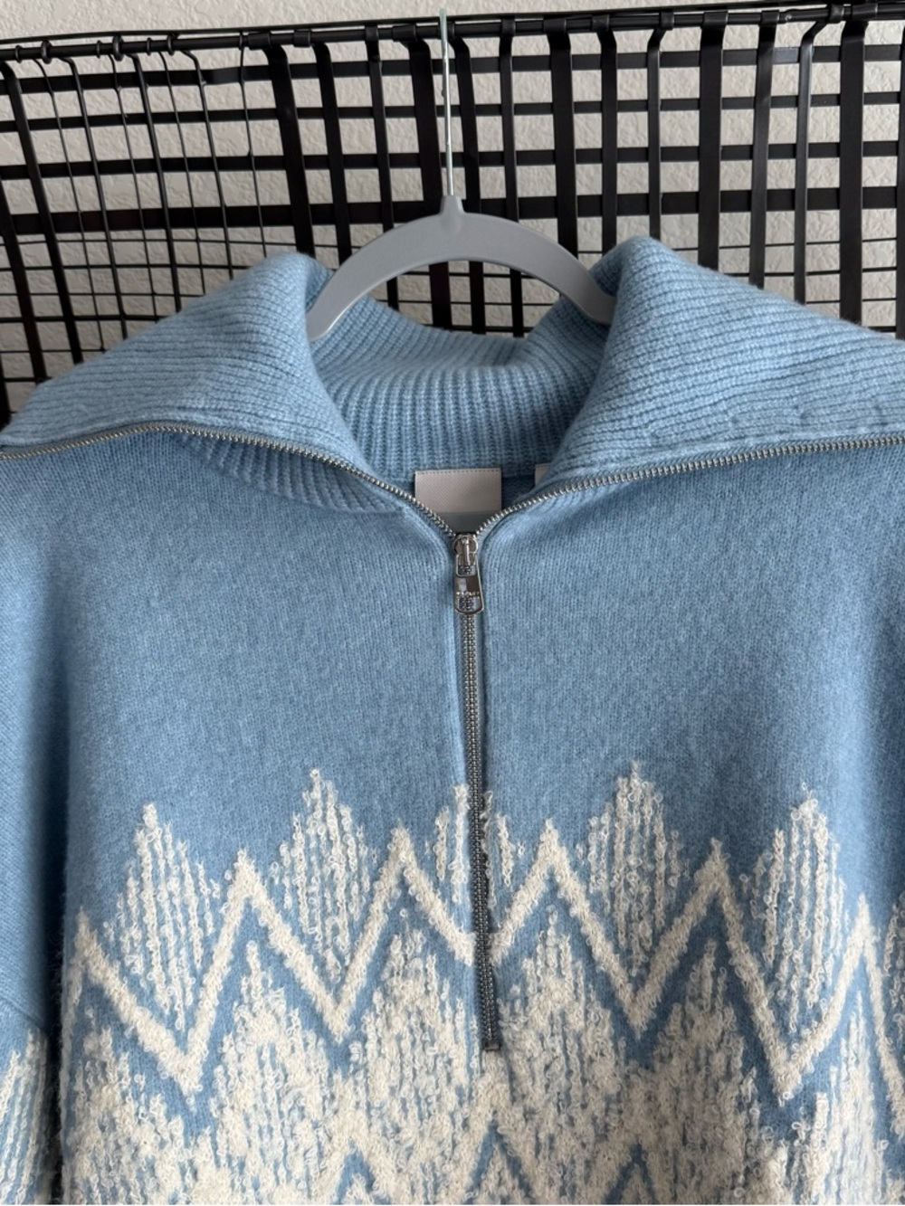 Varley Hedda Fairisle Half-Zip Knit - Picture 5 of 8